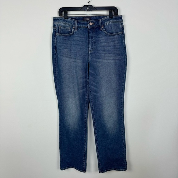 NYDJ Relaxed Straight Leg Denim Jeans - Picture 1 of 4